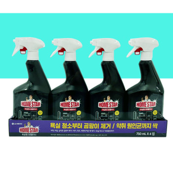 홈스타 욕실용 클리너 750ml x 4개 세정제 화장실 청소 세제 변기